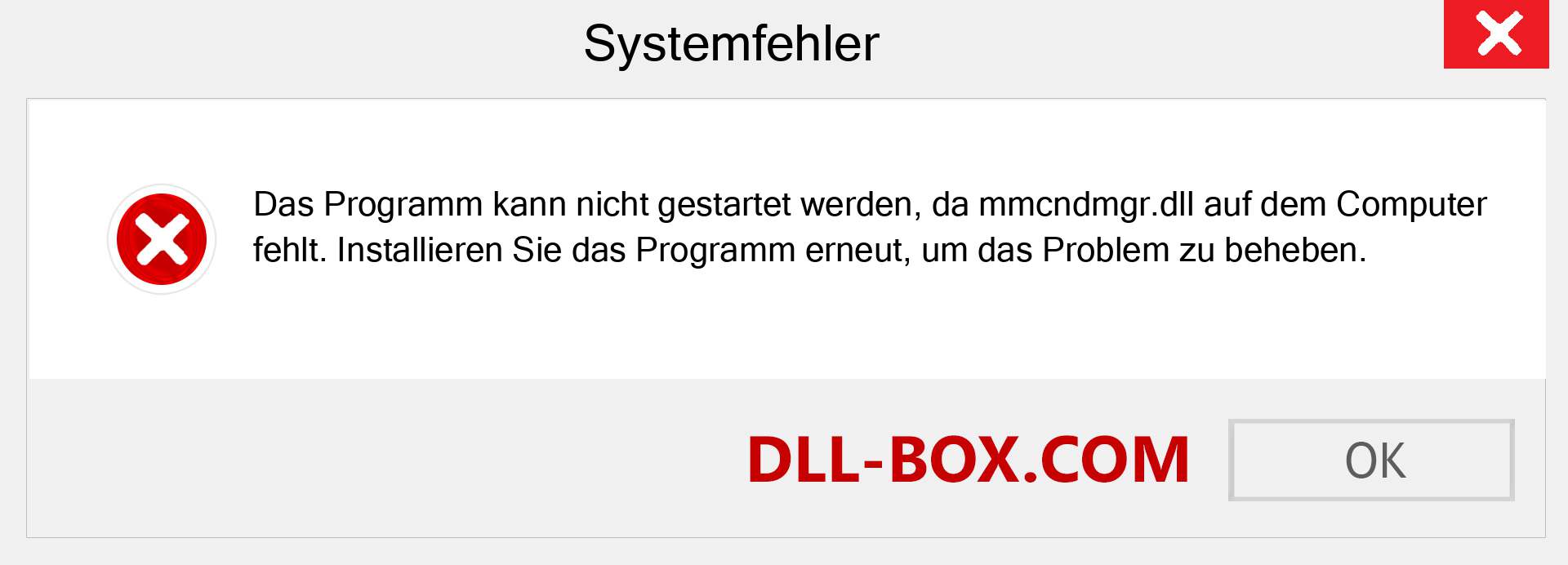 mmcndmgr.dll-Datei fehlt?. Download für Windows 7, 8, 10 - Fix mmcndmgr dll Missing Error unter Windows, Fotos, Bildern