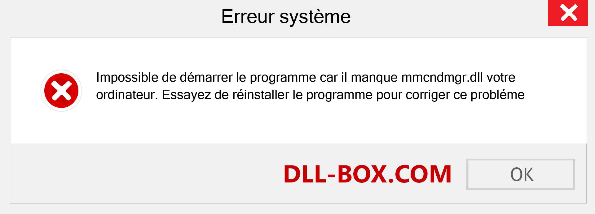 Le fichier mmcndmgr.dll est manquant ?. Télécharger pour Windows 7, 8, 10 - Correction de l'erreur manquante mmcndmgr dll sur Windows, photos, images